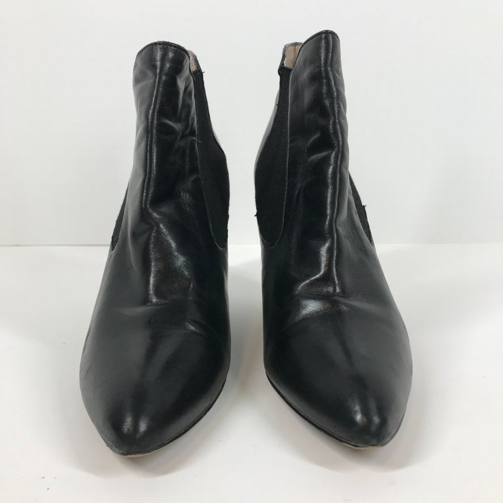 Steve by Steve Madden Black Leather Maliik Ankle boot - Picture 2 of 8